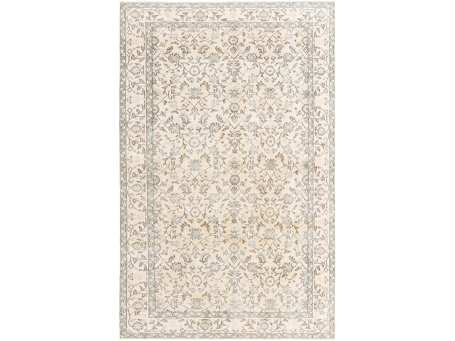 Wollteppich 170x274 Beige Ultra Vintage