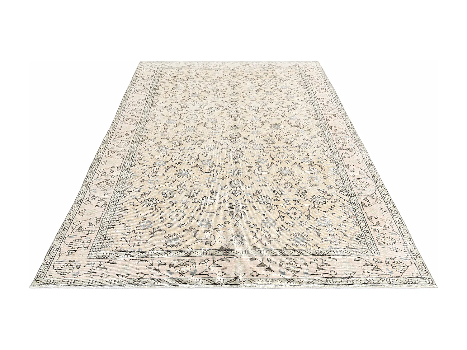 Tapis de laine 170x274 beige Ultra Vintage