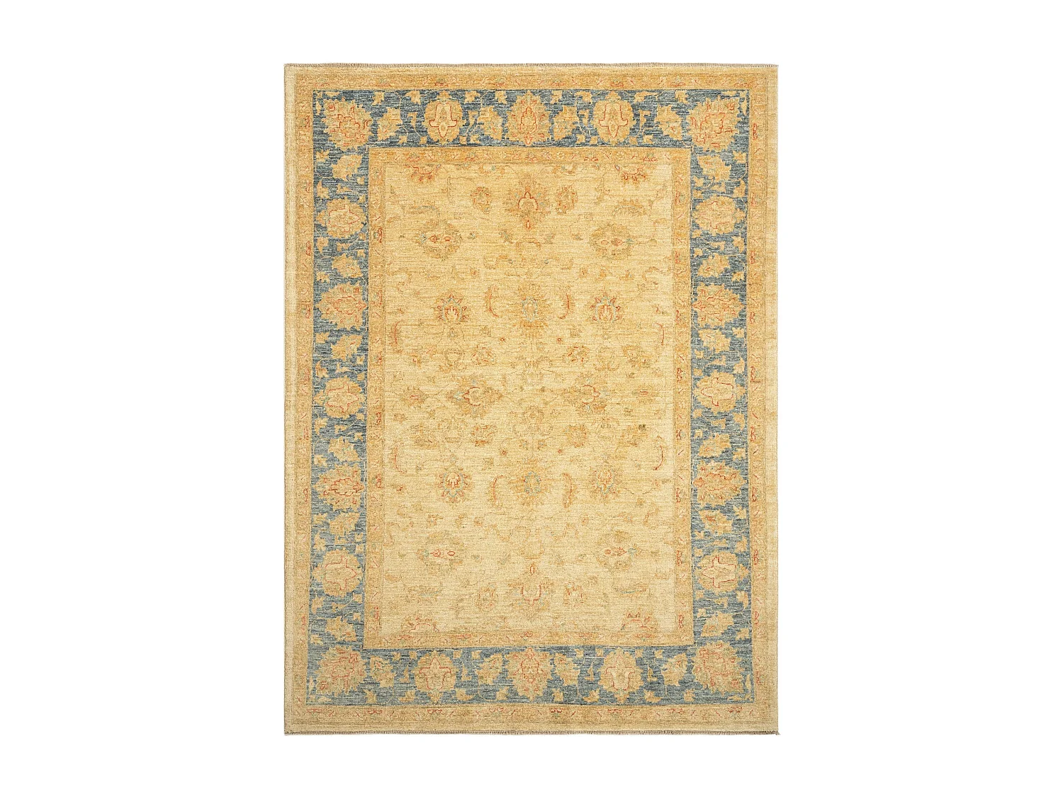 Tapis de laine 173x234 beige Kaizar