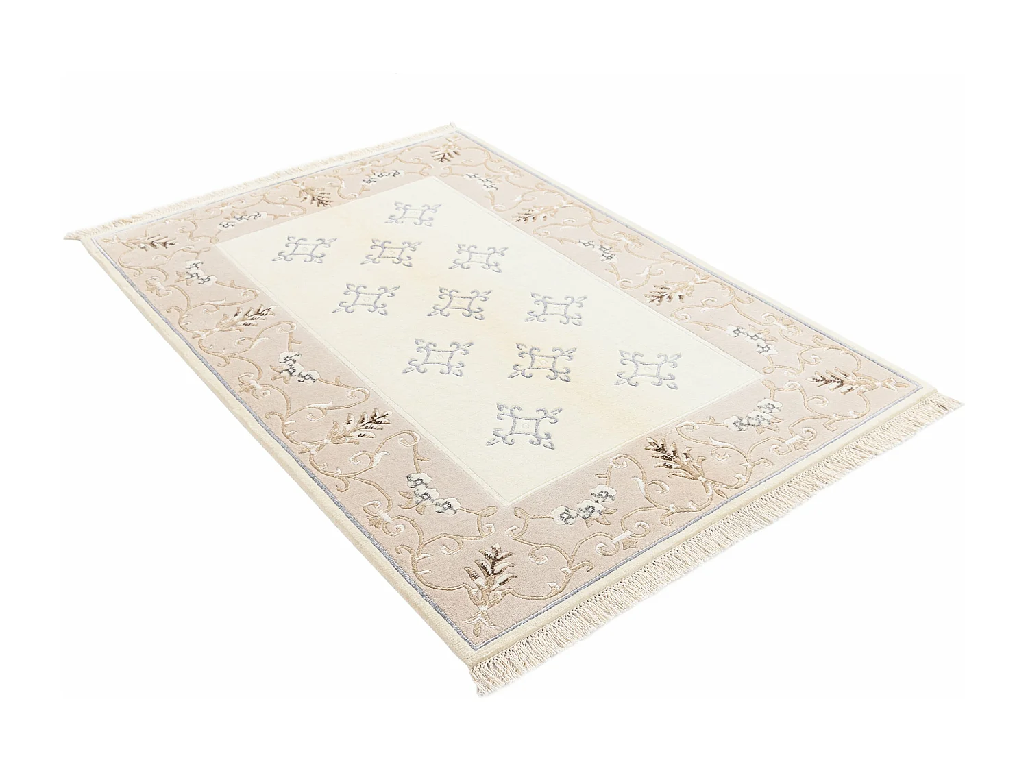 Wollteppich 119x178 Beige Darya