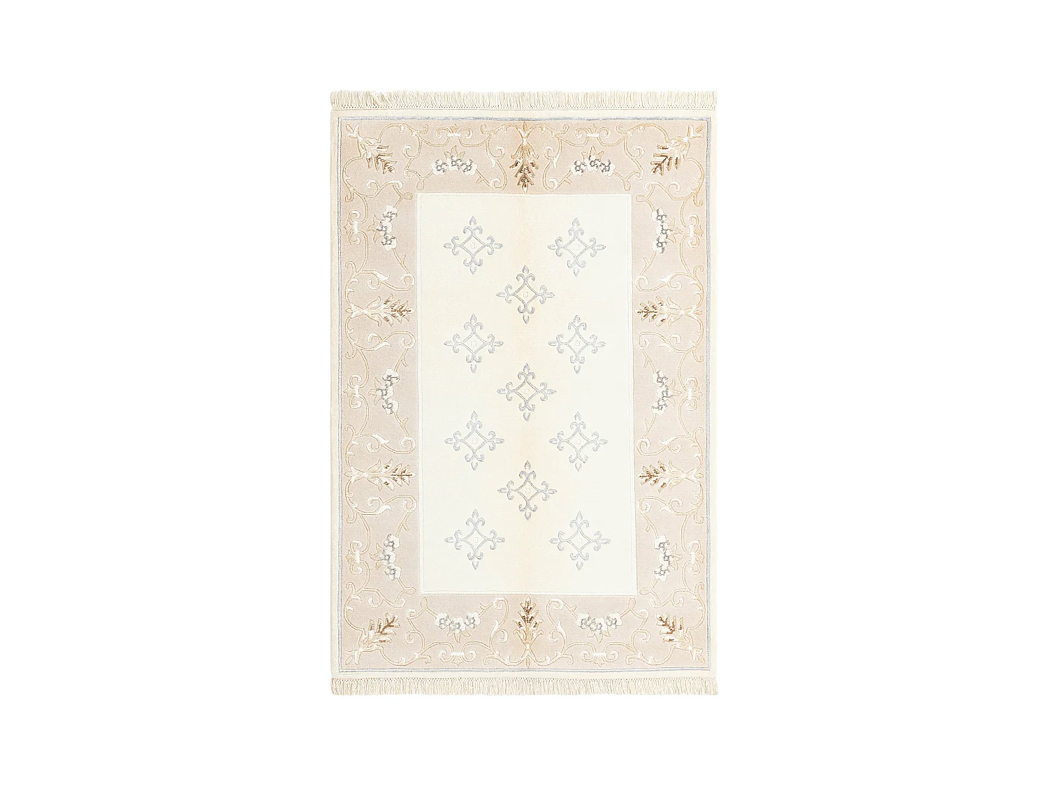 Tapis de laine 119x178 beige Darya
