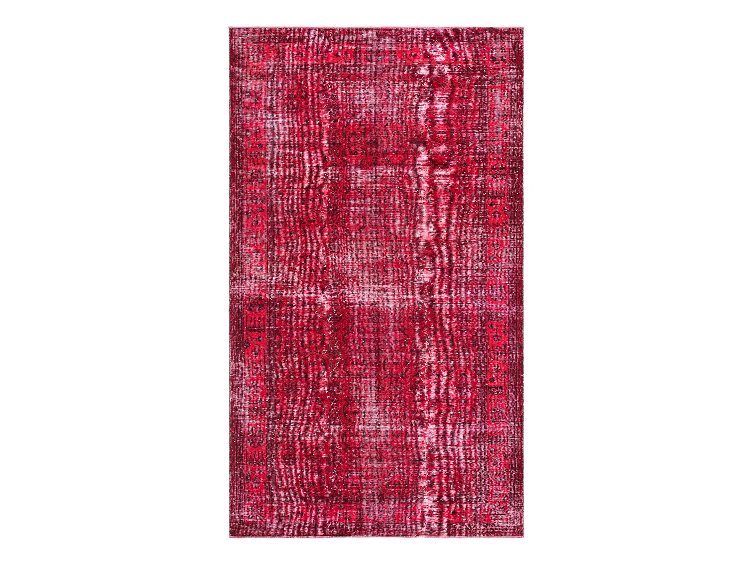 Tapis de laine 165x279 rouge Ultra Vintage