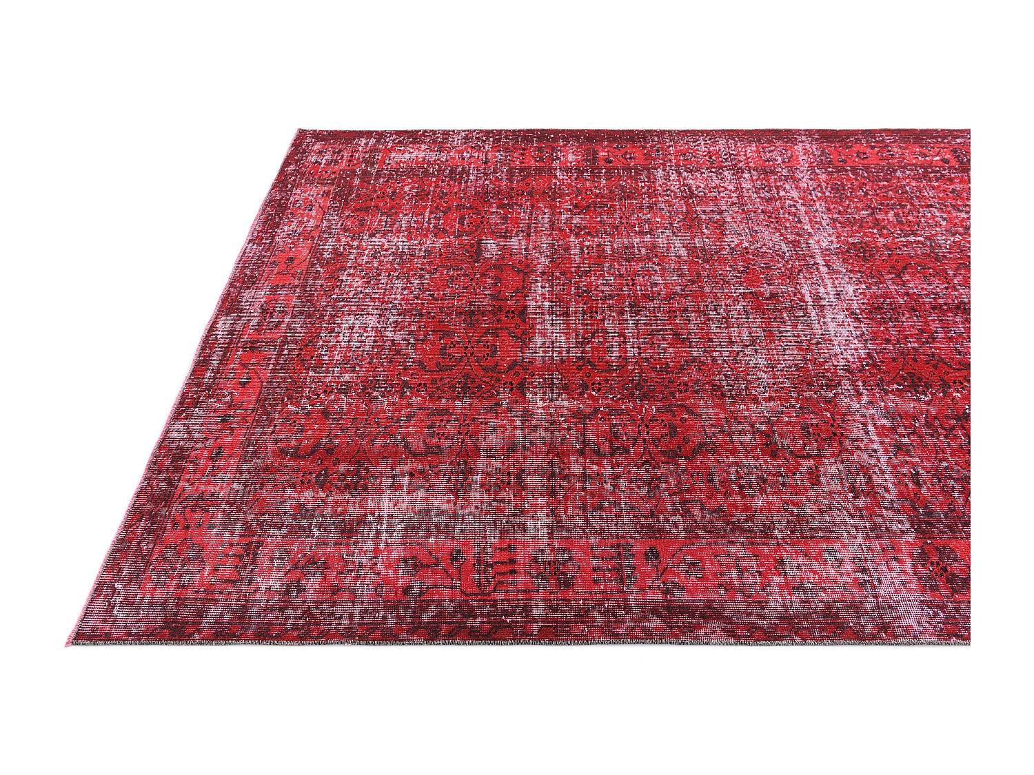 Tapis de laine 165x279 rouge Ultra Vintage