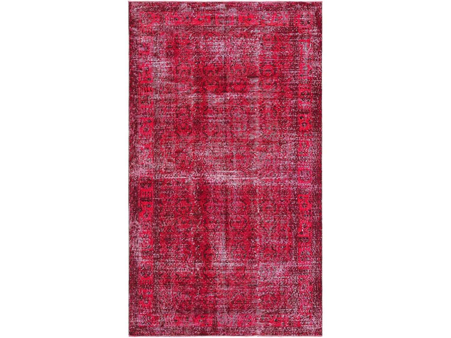 Tapis de laine 165x279 rouge Ultra Vintage