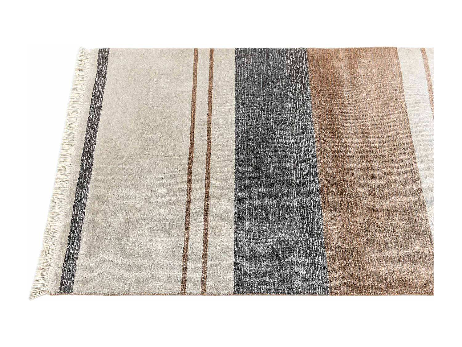 Läufer-Wollteppich 81x295 Braun Darya