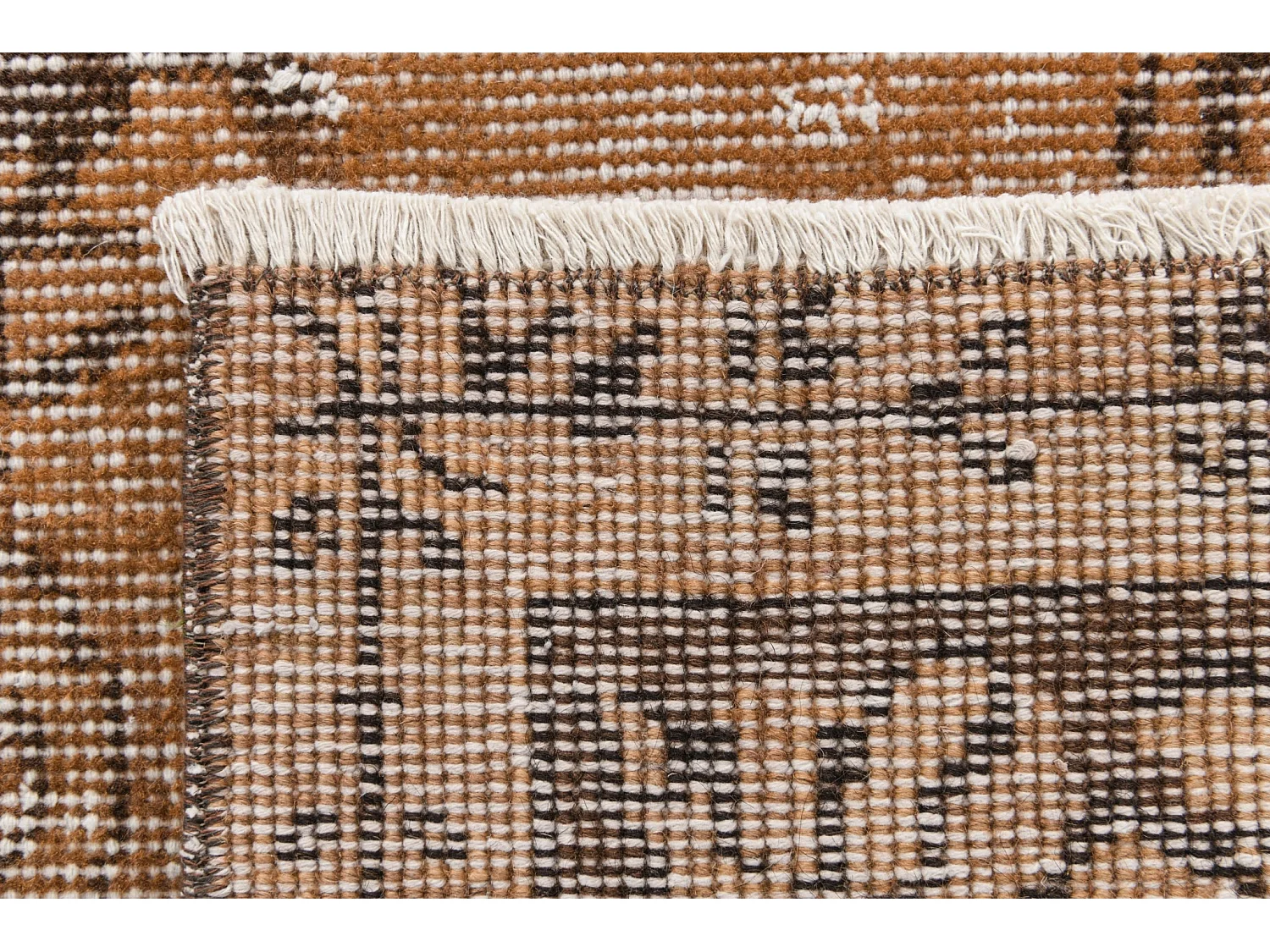 Tapis de laine 163x259 brun Ultra Vintage