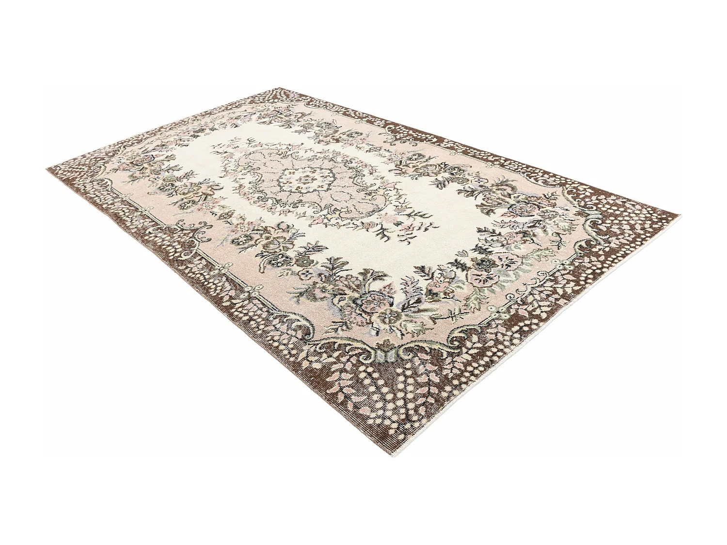 Tapis de laine 170x284 beige Ultra Vintage