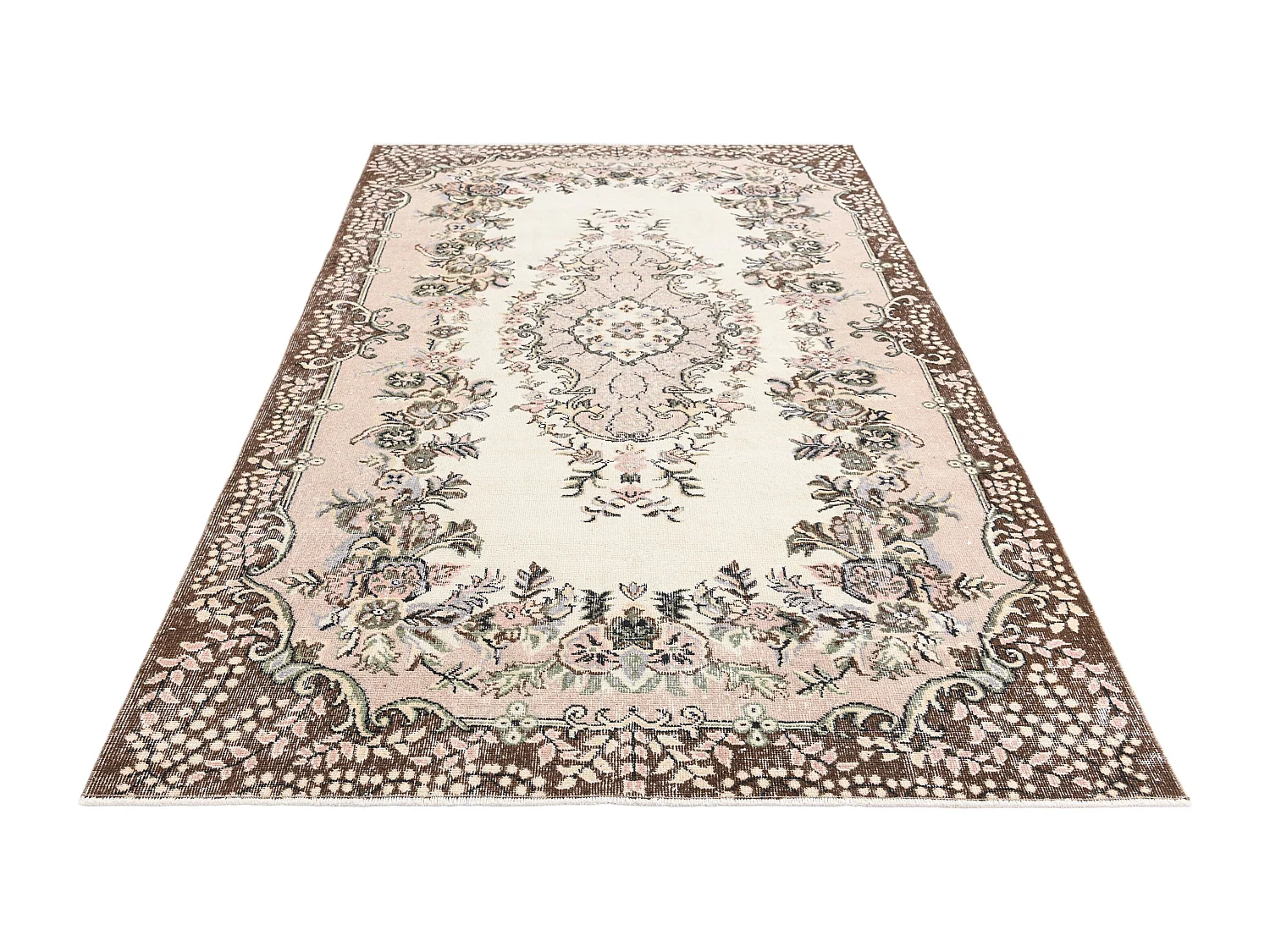 Tapis de laine 170x284 beige Ultra Vintage