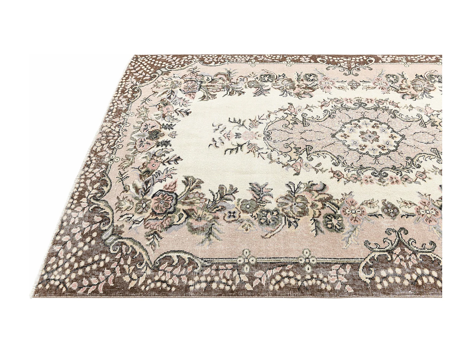 Tapis de laine 170x284 beige Ultra Vintage
