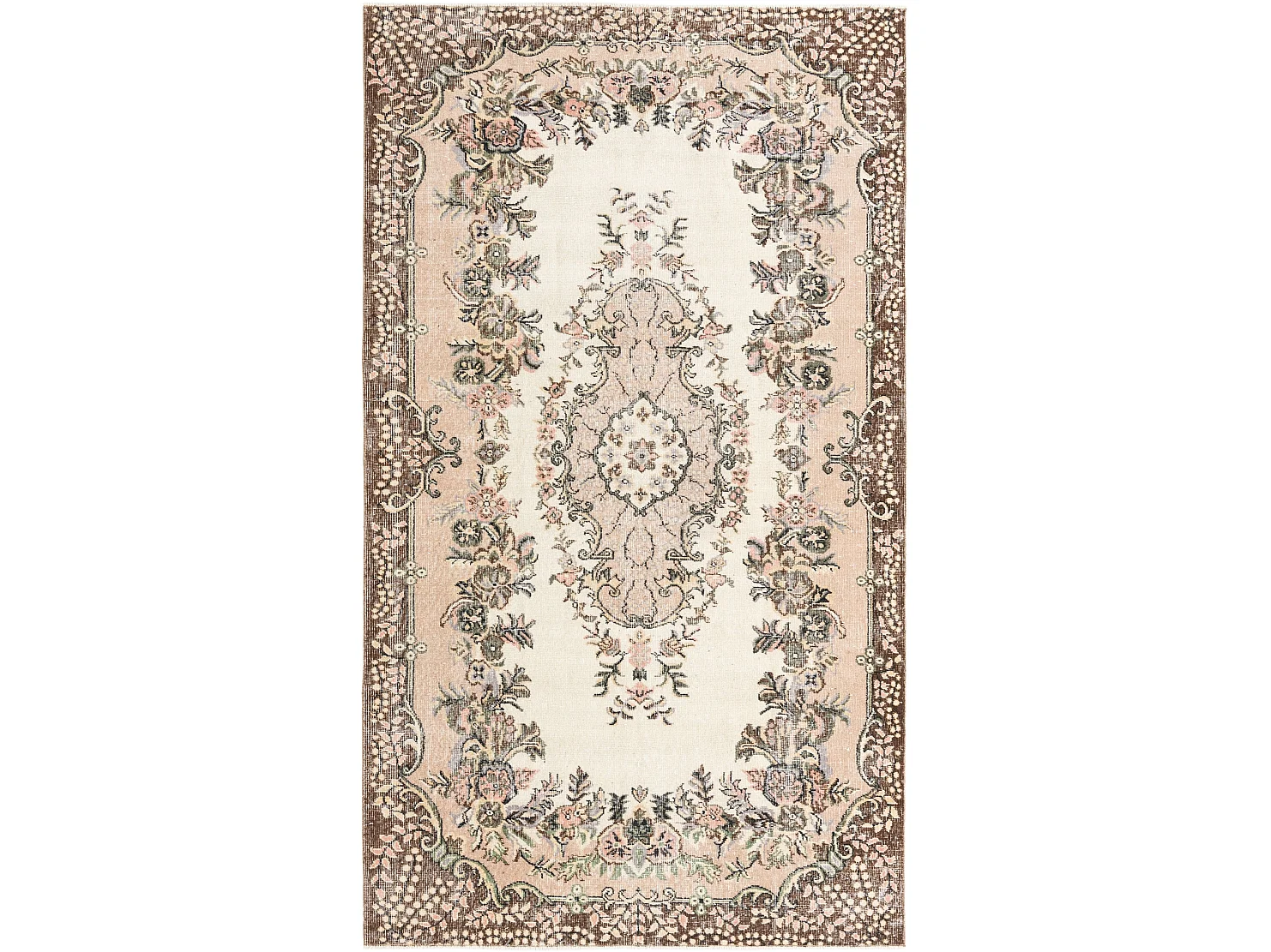 Tapis de laine 170x284 beige Ultra Vintage