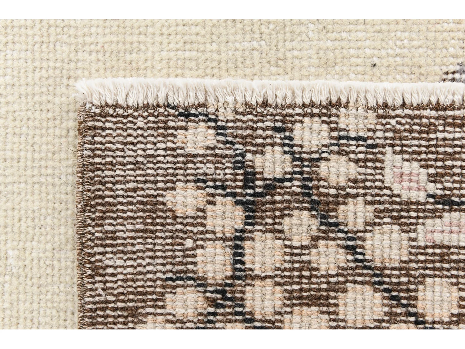 Tapis de laine 170x284 beige Ultra Vintage