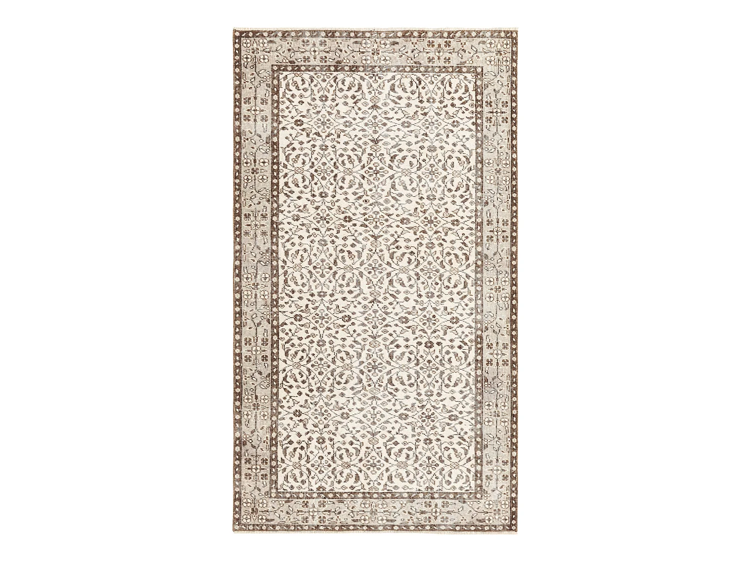 Tapis de laine 117x208 beige Ultra Vintage