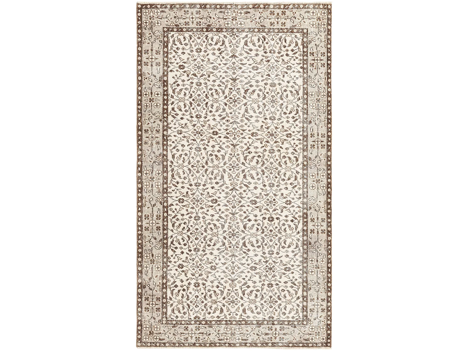 Tapis de laine 117x208 beige Ultra Vintage