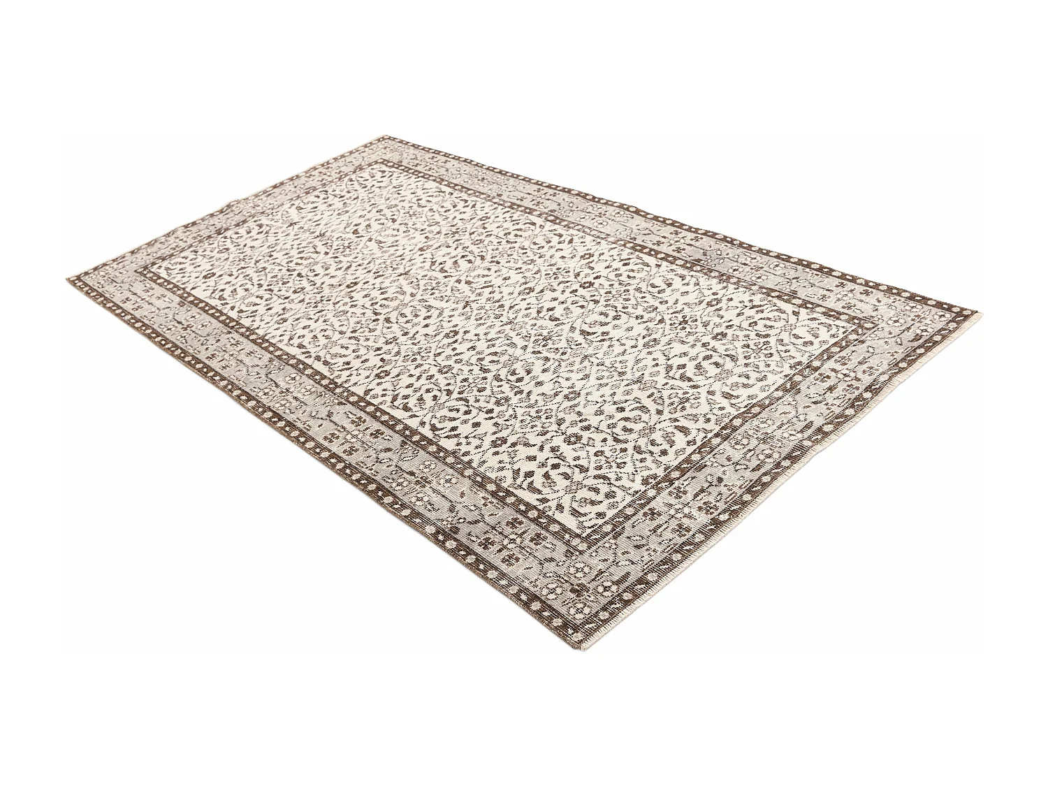 Tapis de laine 117x208 beige Ultra Vintage