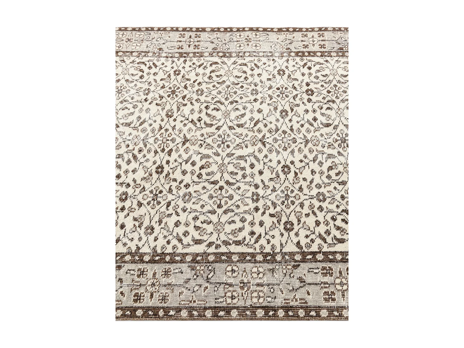 Tapis de laine 117x208 beige Ultra Vintage