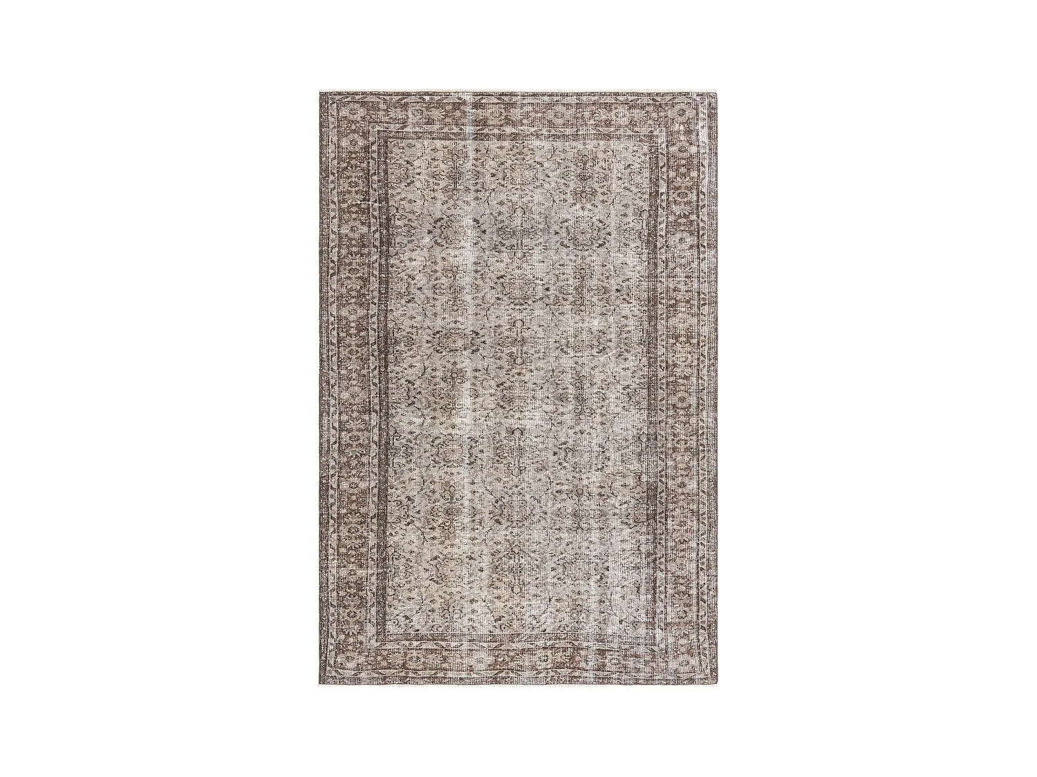 Tapis de laine 185x274 gris Ultra Vintage