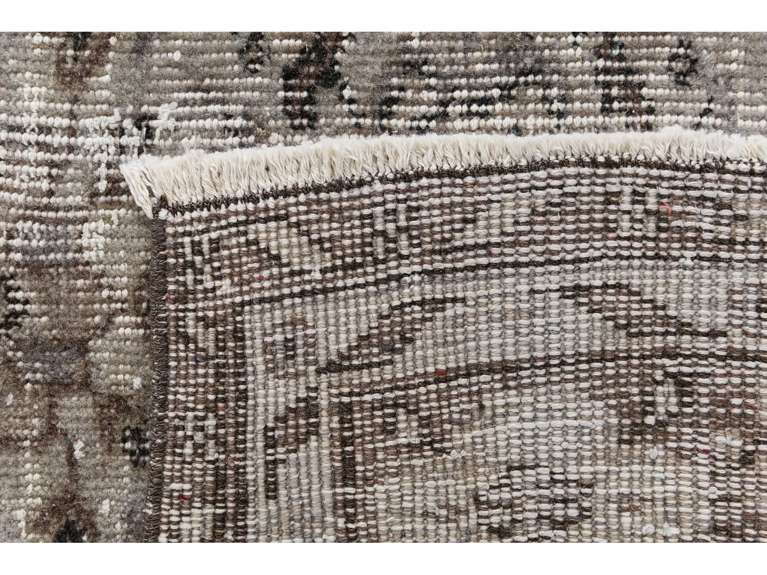 Tapis de laine 185x274 gris Ultra Vintage