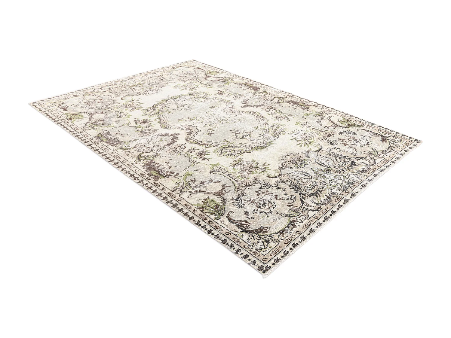 Tapis de laine 163x251 beige Ultra Vintage