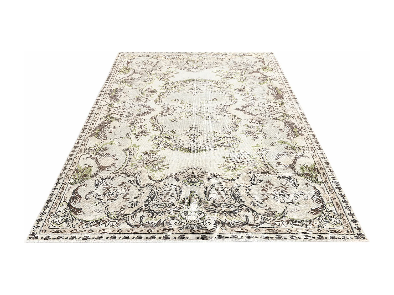 Tapis de laine 163x251 beige Ultra Vintage