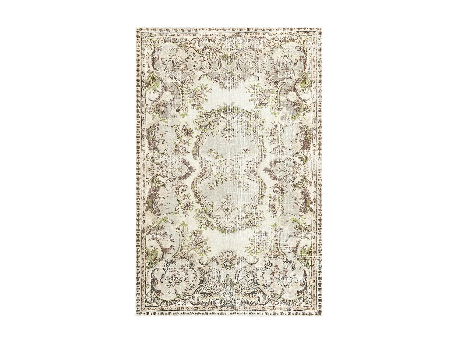 Tapis de laine 163x251 beige Ultra Vintage