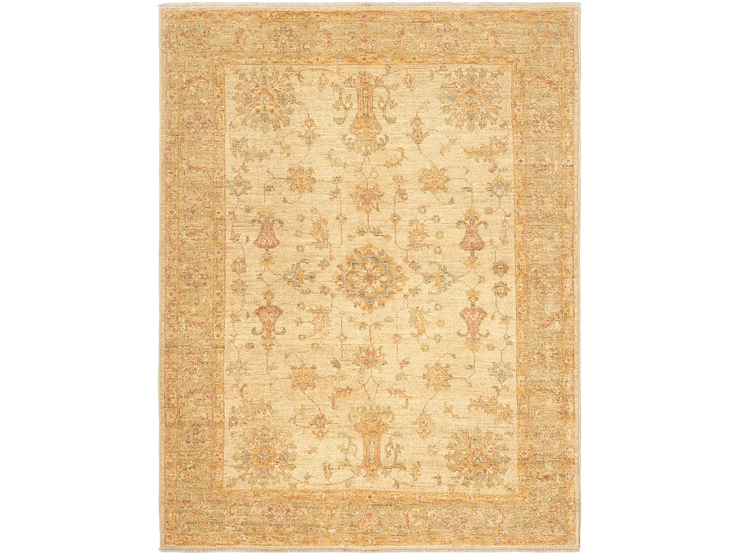 Wollteppich 153x198 Beige Ziegler