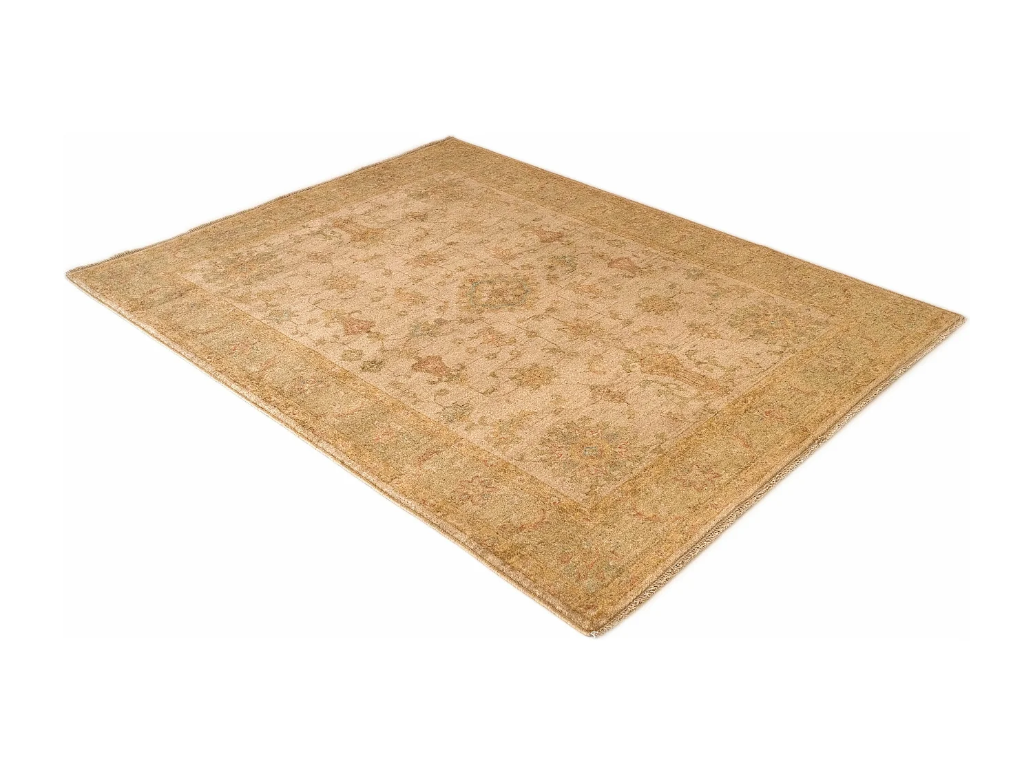Wollteppich 153x198 Beige Ziegler