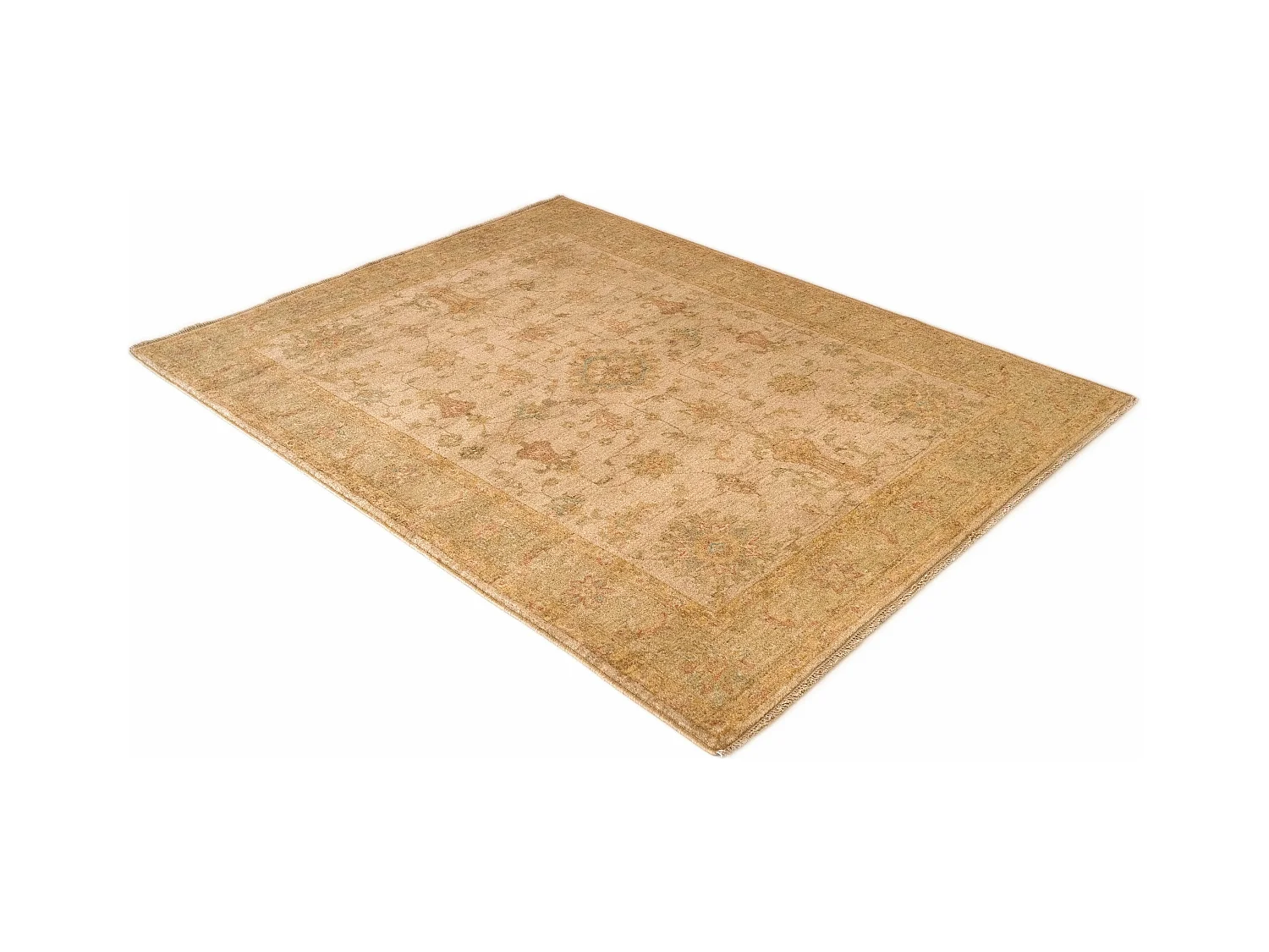 Tapis de laine 153x198 beige Ziegler