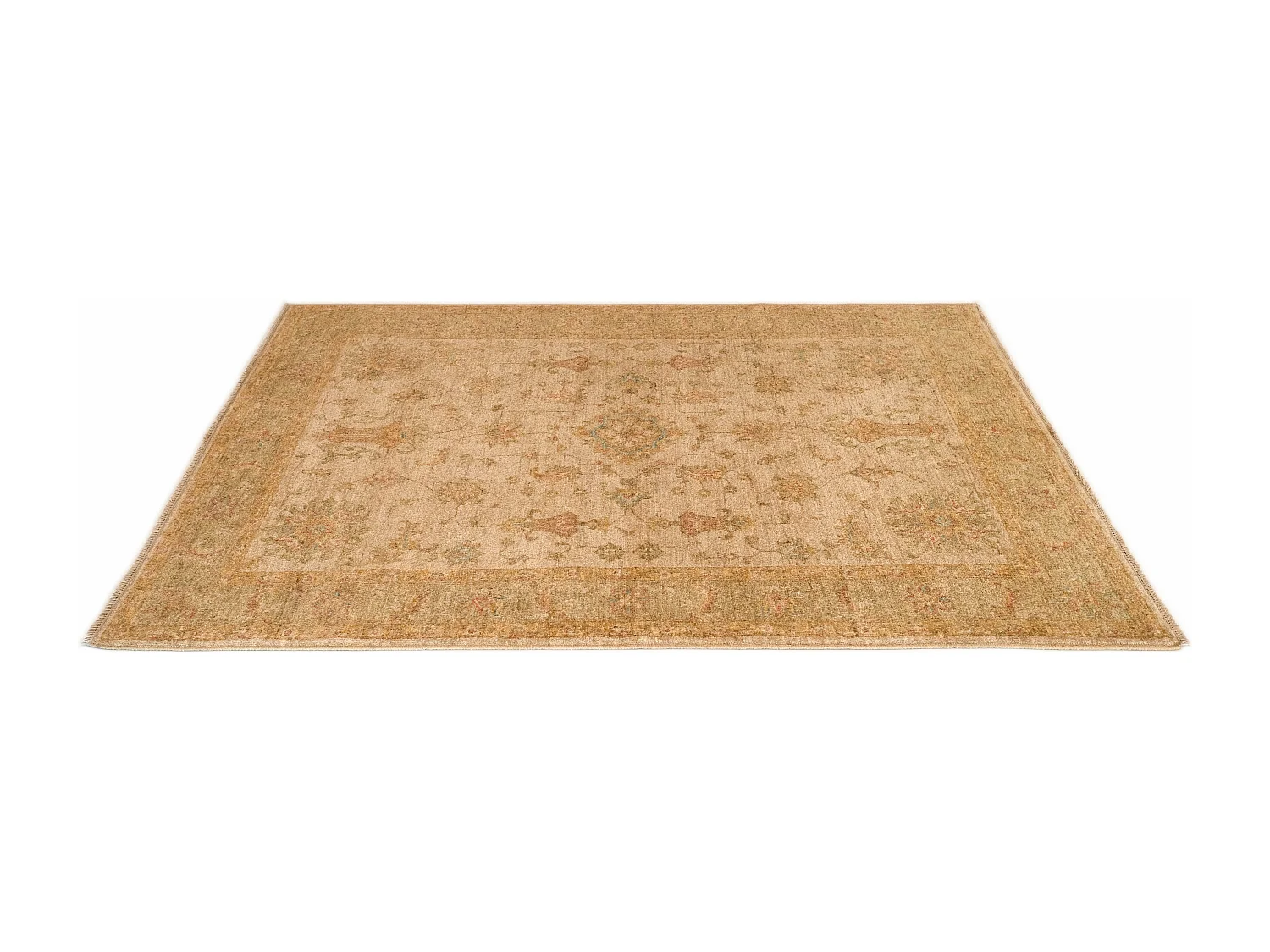 Tapis de laine 153x198 beige Ziegler