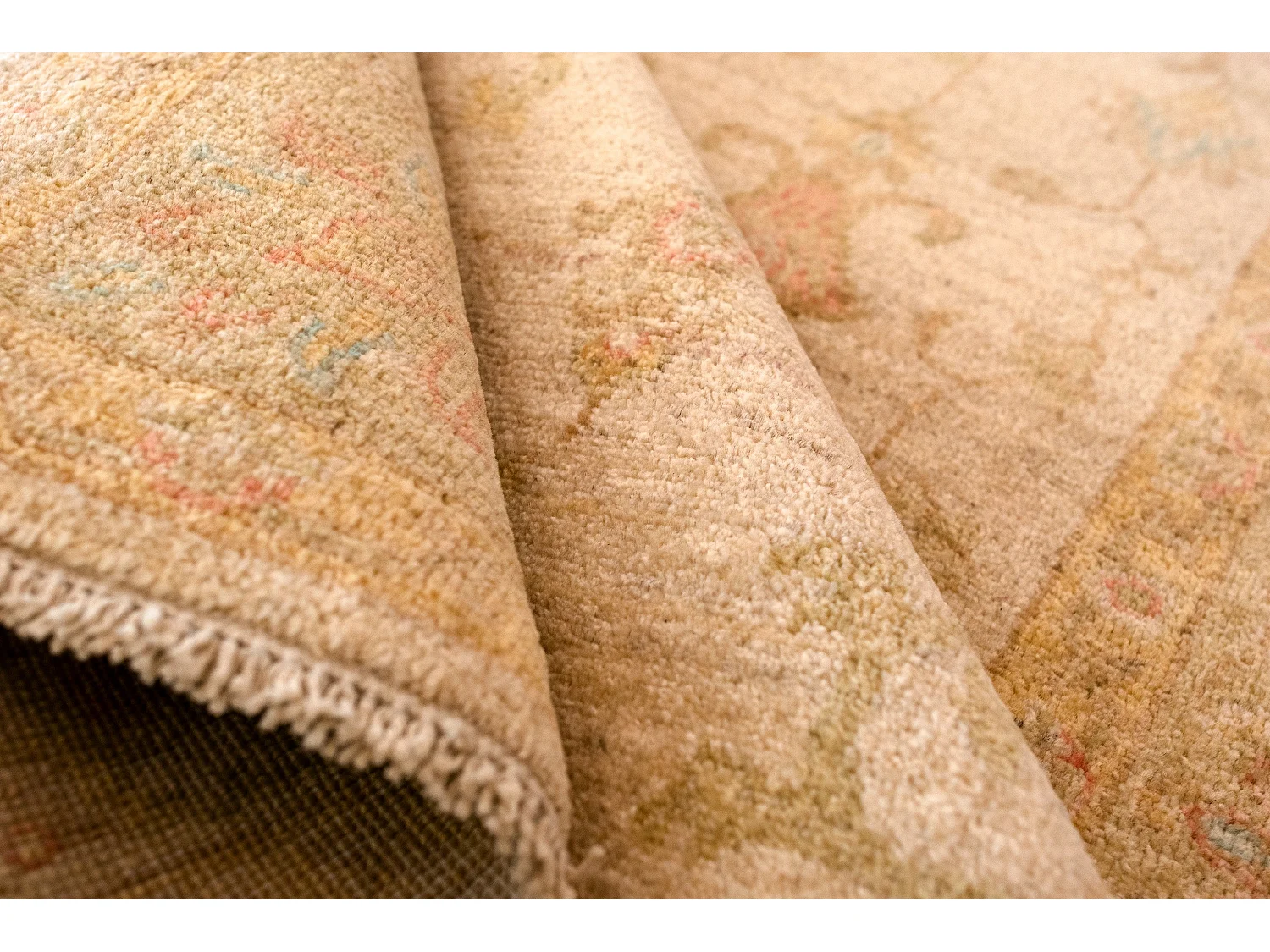 Tapis de laine 153x198 beige Ziegler