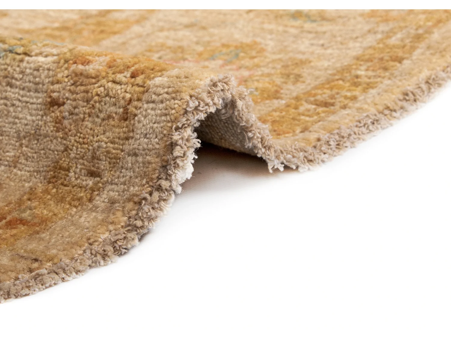 Tapis de laine 148x149 beige Kaizar