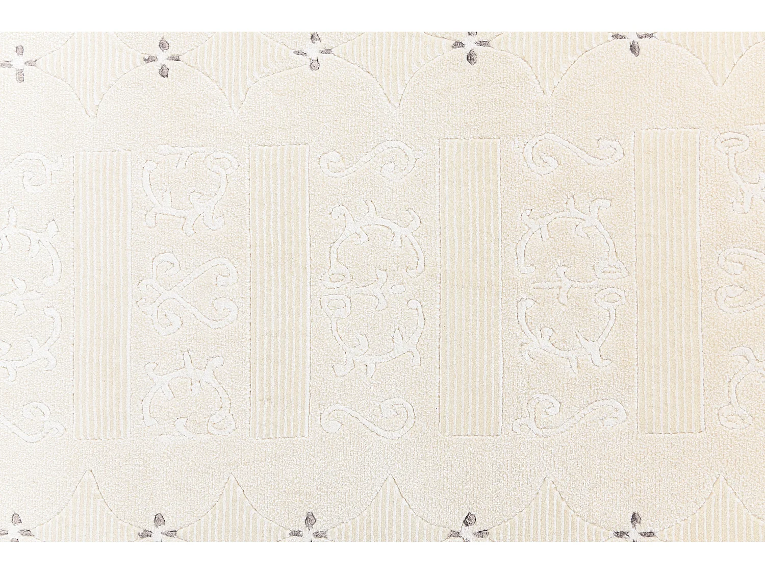 Tapis de couloir en laine 84x399 beige Darya