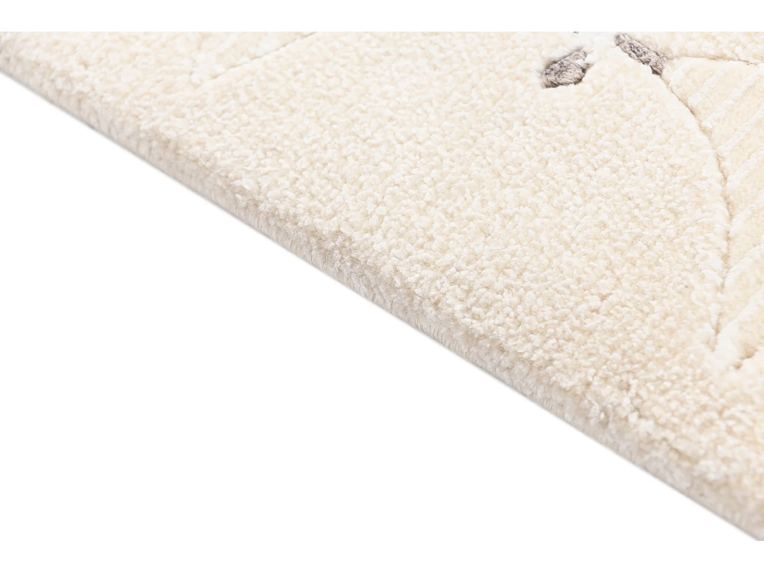 Tapis de couloir en laine 84x399 beige Darya