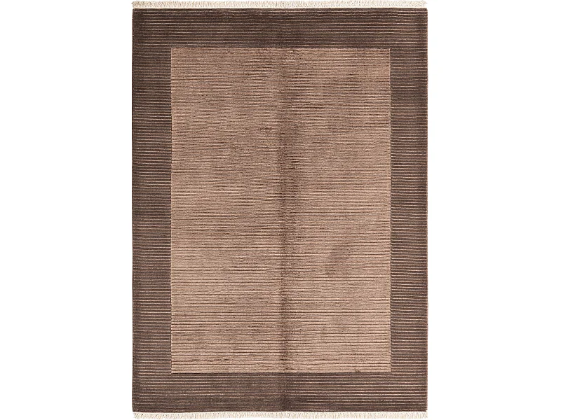 Wollteppich 147x201 Braun Darya