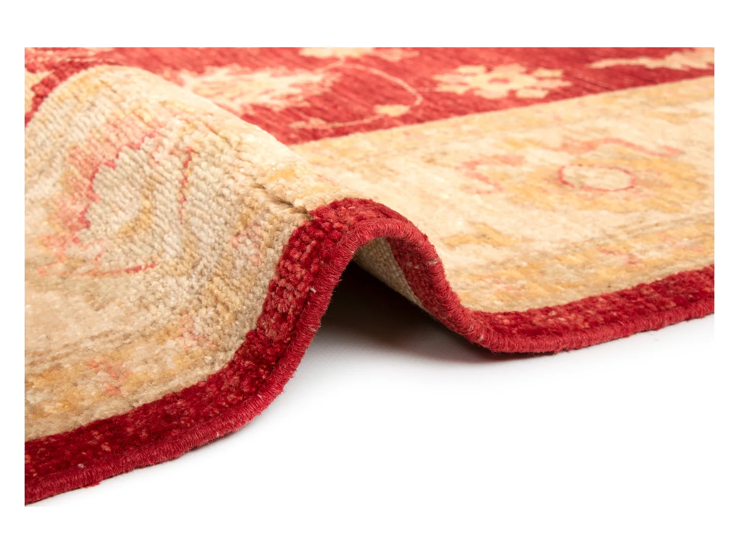 Tapis de laine 156x194 rouge Kaizar