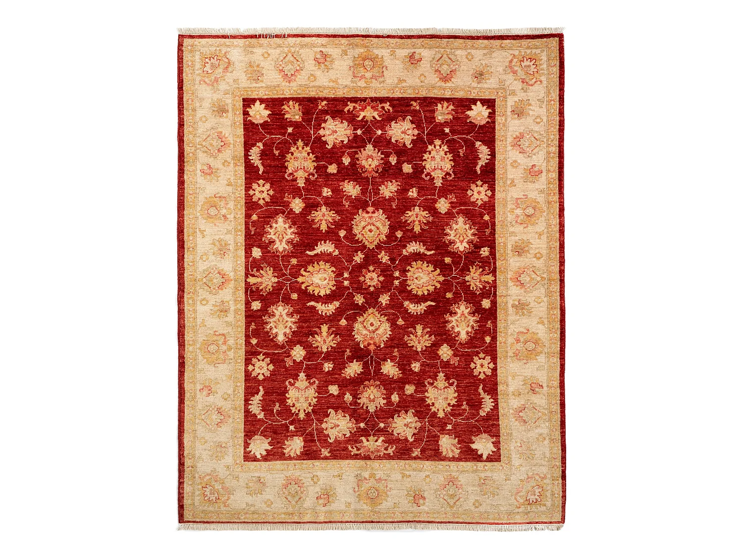 Tapis de laine 156x194 rouge Kaizar