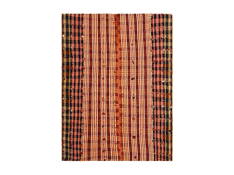 Tapis de laine 152x200 rouge Jajim