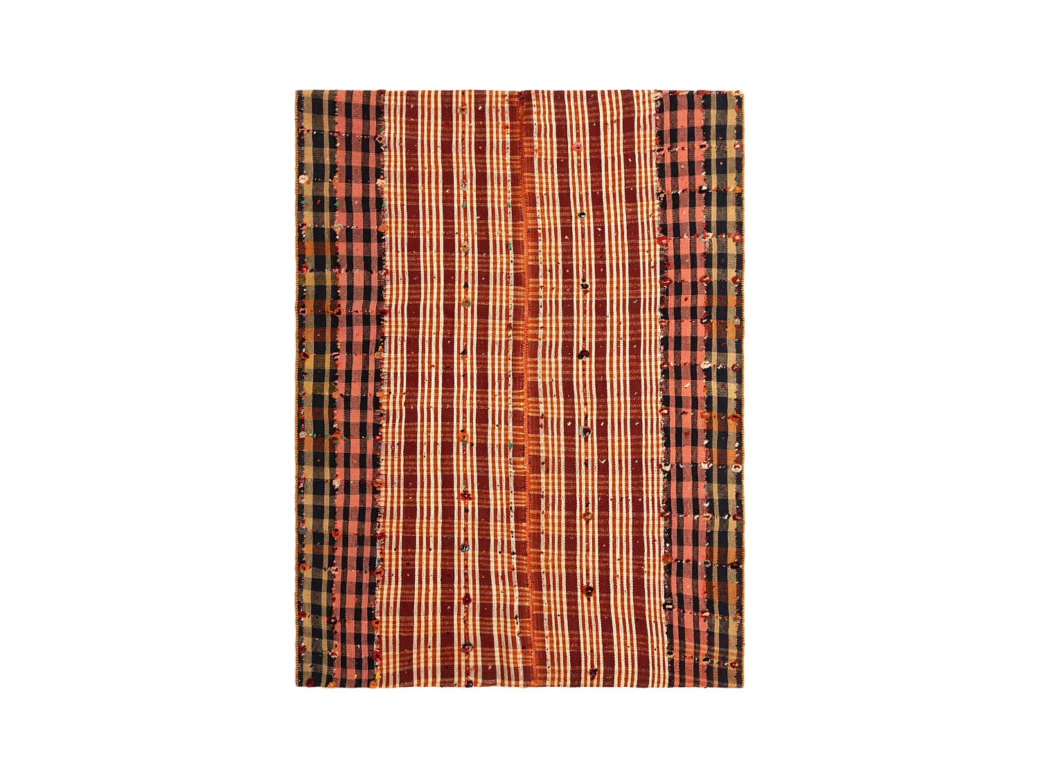 Tapis de laine 152x200 rouge Jajim