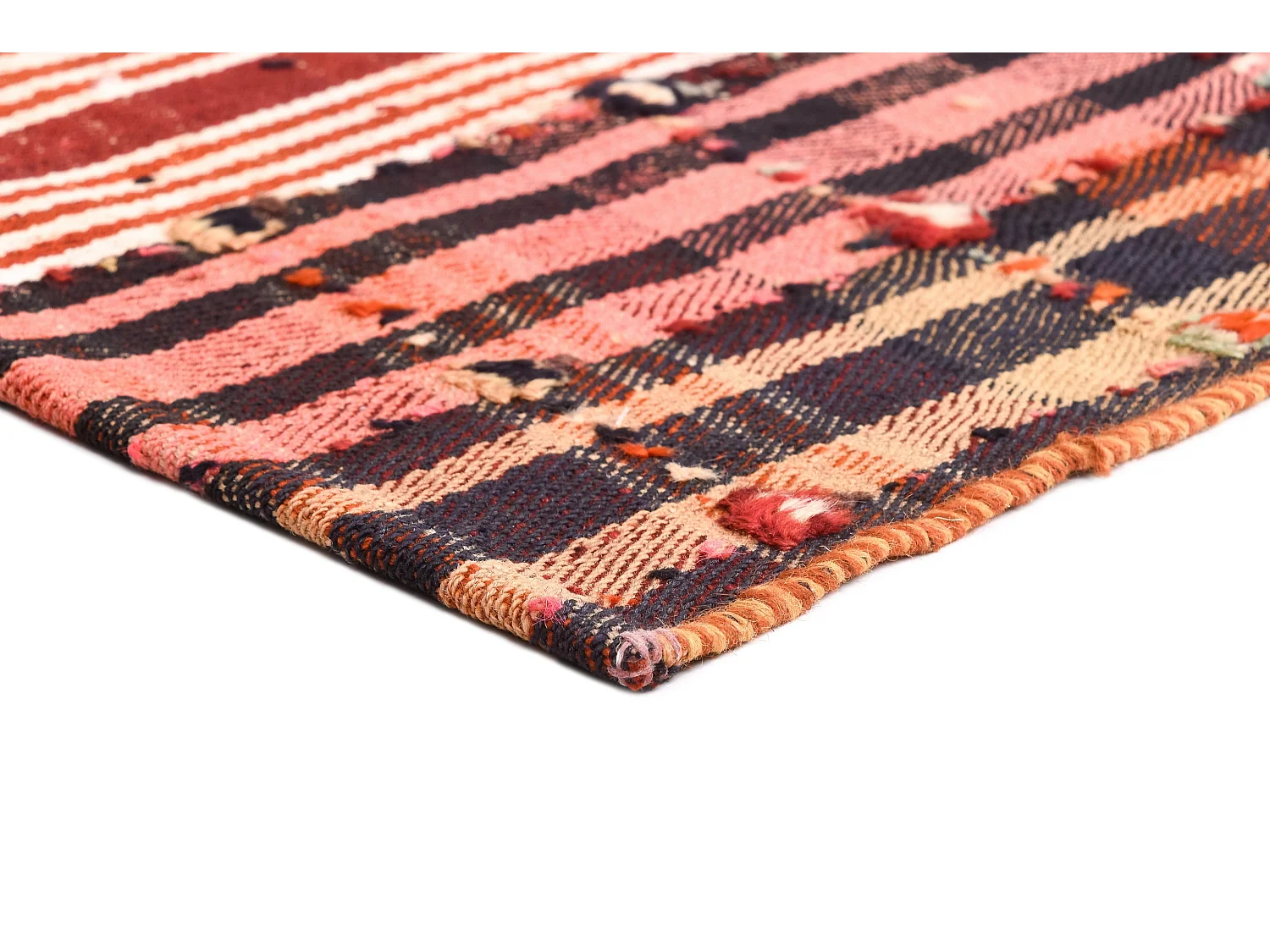 Tapis de laine 152x200 rouge Jajim