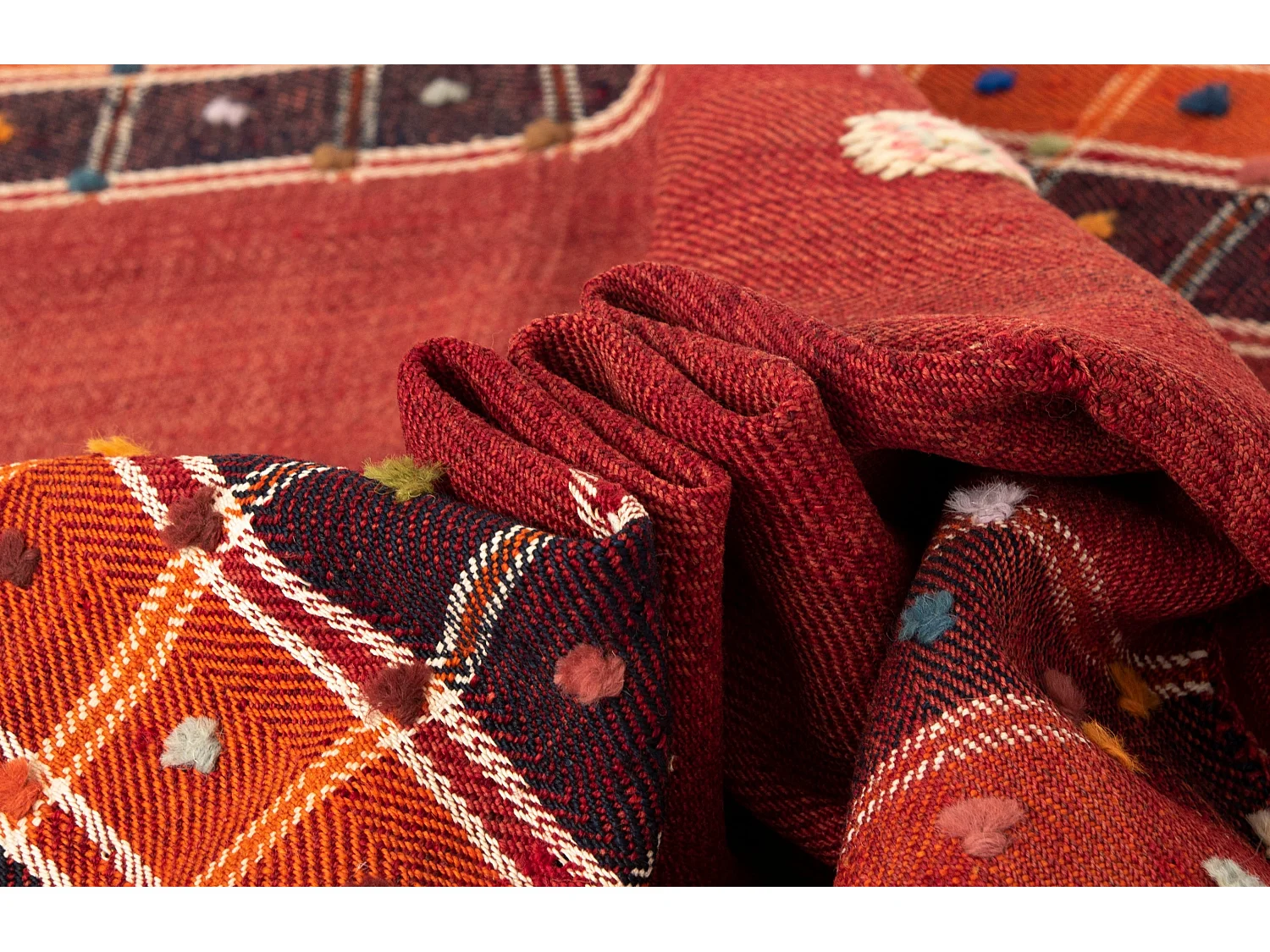 Wollteppich 148x265 Rot Jajim