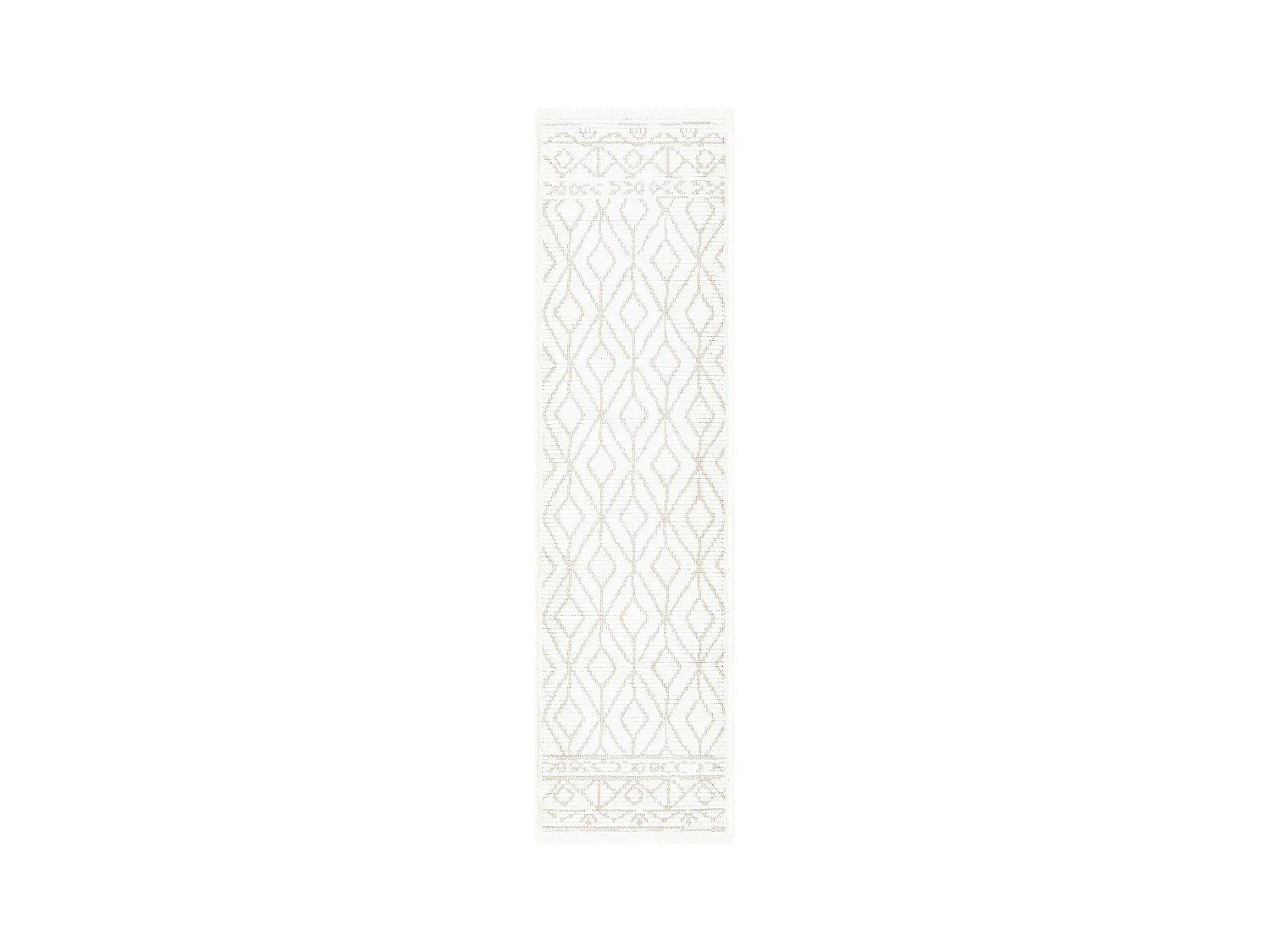 Tapis 80x305 Blanc St. Gallen Folklore