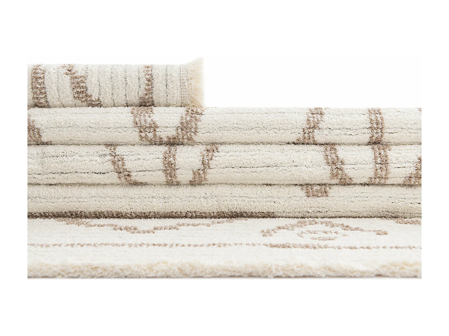 Tapis 80x305 Blanc St. Gallen Folklore