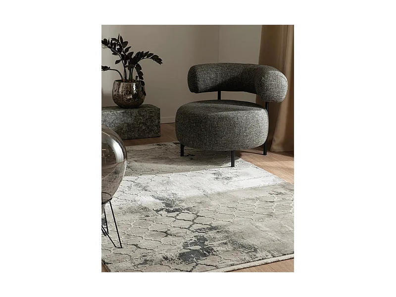 Teppich 275x365 Grau Davos Mesh