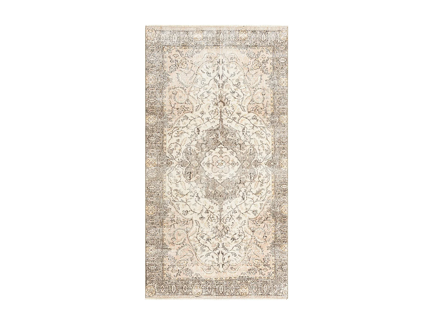 Tappeto in lana 140x269 beige Ultra Vintage