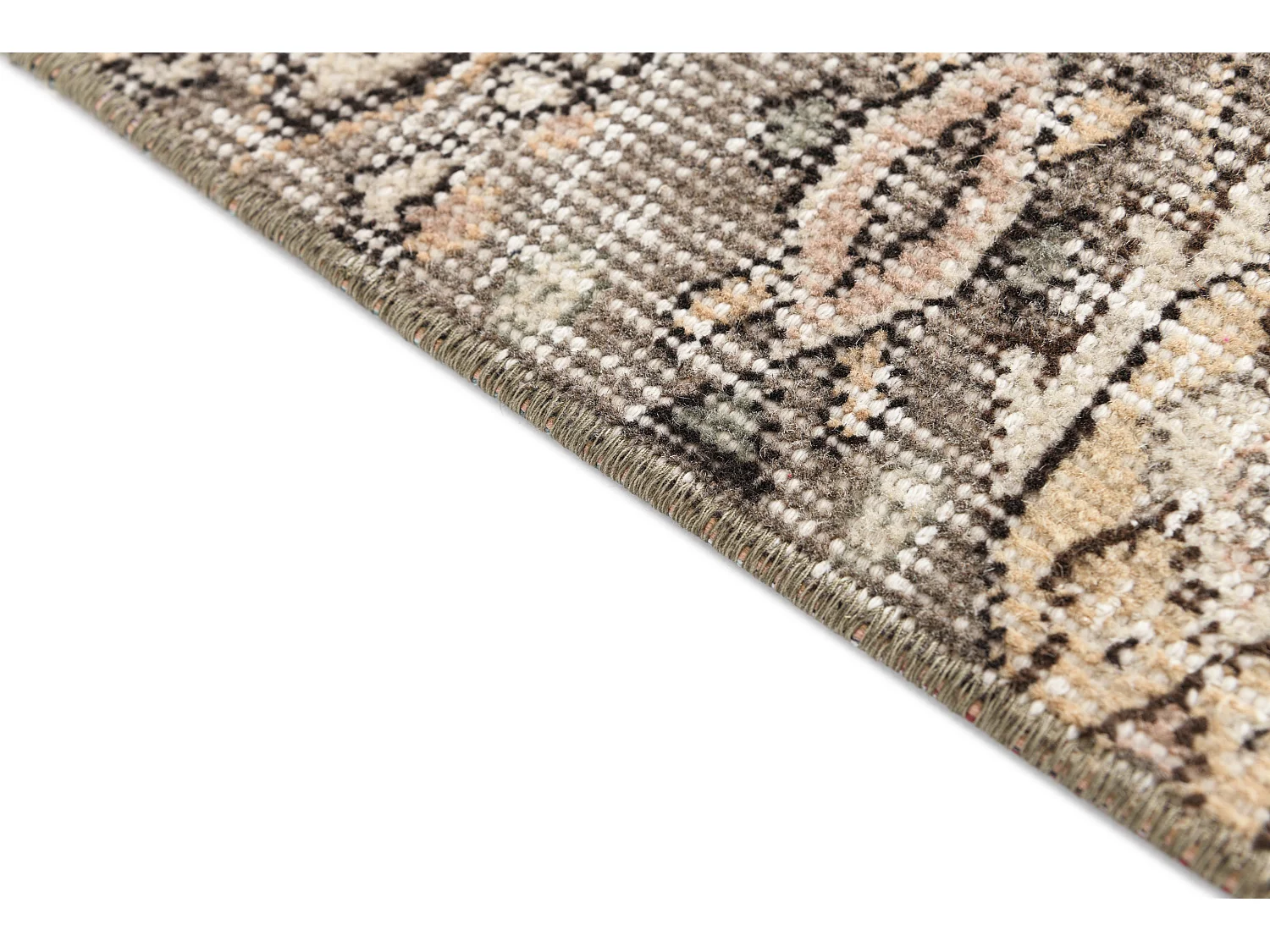 Tappeto in lana 140x269 beige Ultra Vintage