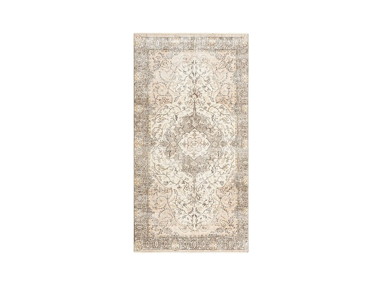 Tappeto in lana 140x269 beige Ultra Vintage