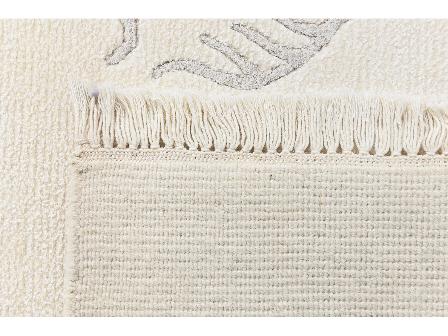 Läufer-Wollteppich 81x305 Beige Darya