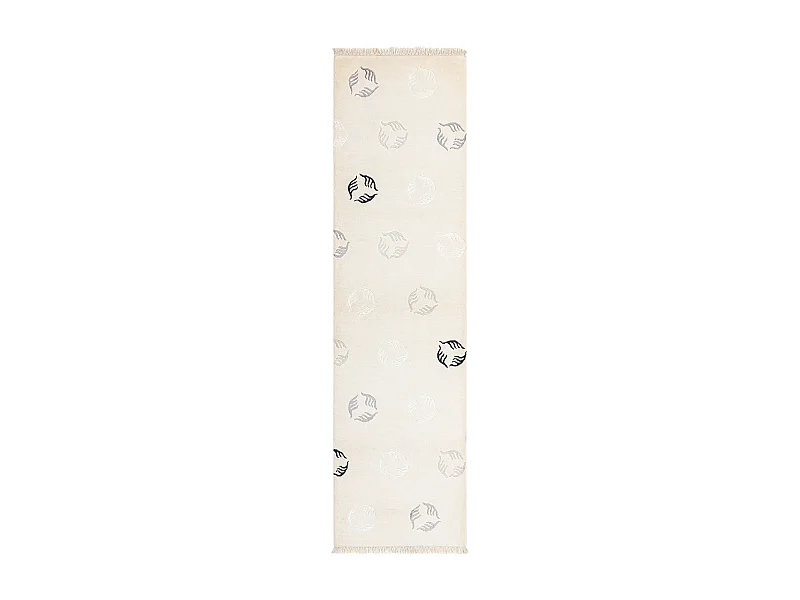 Tapis de couloir en laine 81x305 beige Darya
