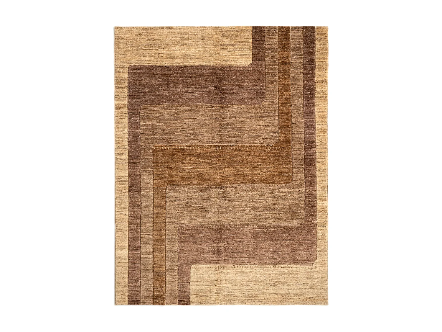 Tapis de laine 150x196 brun Juma