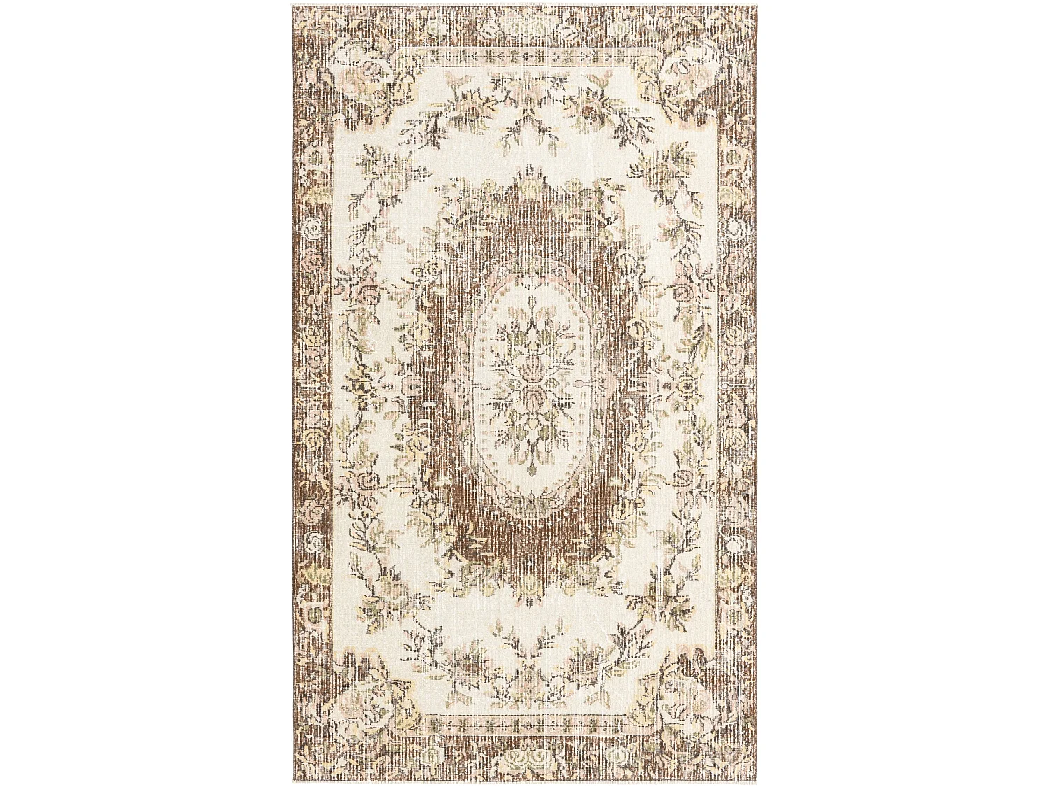 Wollteppich 168x274 Beige Ultra Vintage