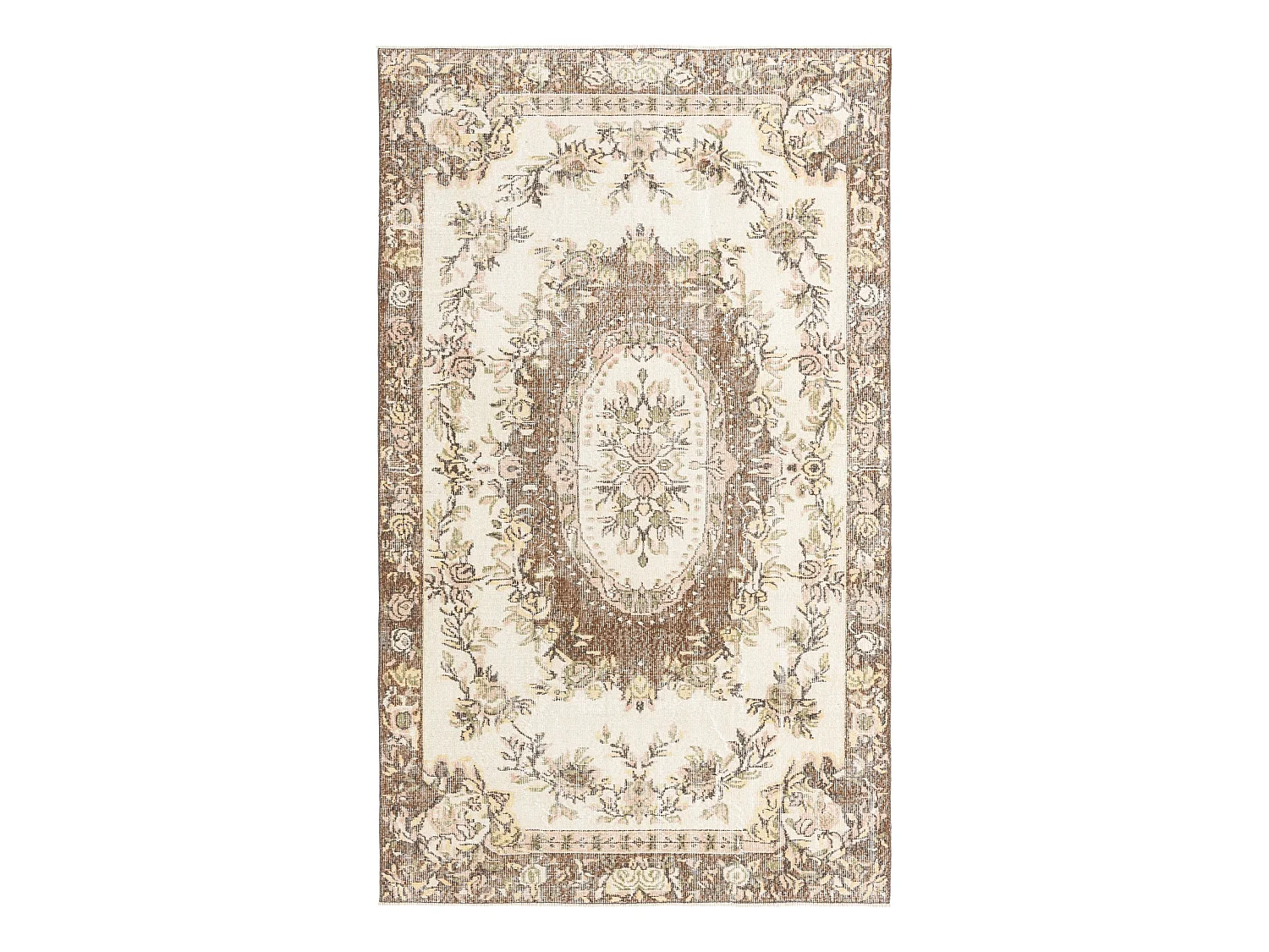 Tapis de laine 168x274 beige Ultra Vintage